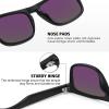 imageMEETSUN Polarized Sunglasses For Men Women UV Protection Square Frame Sport Fishing Driving Sunglasses3 Pack BlackIce BlueGreen