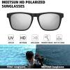 imageMEETSUN Polarized Sunglasses For Men Women UV Protection Square Frame Sport Fishing Driving Sunglasses4 Pack BlackIce BlueRed