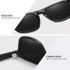 imageMEETSUN Polarized Sunglasses For Men Women UV Protection Square Frame Sport Fishing Driving SunglassesBlackGrey  56