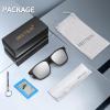imageMEETSUN Polarized Sunglasses For Men Women UV Protection Square Frame Sport Fishing Driving SunglassesBlackSilver Mirrored
