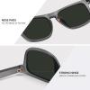 imageMEETSUN Polarized Sunglasses For Men Women UV Protection Square Frame Sport Fishing Driving SunglassesClear GraySilver Mirrored