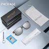 imageMEETSUN Polarized Sunglasses For Men Women UV Protection Square Frame Sport Fishing Driving SunglassesClear GraySilver Mirrored