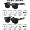 imageMEETSUN Polarized Sunglasses for Men Women Classic Retro Sun Glasses for Driving Fishing UV Protection2 Pack C2 Matte Black FrameGrey Lens