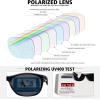 imageMEETSUN Polarized Sunglasses for Men Women Classic Retro Sun Glasses for Driving Fishing UV Protection2 Pack C2 Matte Black FrameGrey Lens