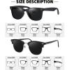 imageMEETSUN Polarized Sunglasses for Men Women Classic Retro Sun Glasses for Driving Fishing UV Protection2 Pack C4 Matte Black Frame  Black Silver Semirimless Frame