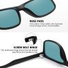 imageMEETSUN Polarized Sunglasses for Men Women Driving Sun Glasses UV Protection2pack Blackred Mirror Lens