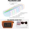 imageMEETSUN Polarized Sunglasses for Men Women Driving Sun Glasses UV Protection3packblackbrownblack Dark Green