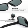 imageMEETSUN Polarized Sunglasses for Men Women Sports Driving Fishing Glasses UV400 Protection3packblackblack FramePurple Blue Mirror LensblackBlue
