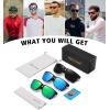 imageMEETSUN Polarized Sunglasses for Men Women Sports Driving Fishing Glasses UV400 Protection3packblackbluegreen