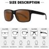 imageMEETSUN Polarized Sunglasses for Men Women Sports Driving Fishing Glasses UV400 Protection3packblackbrowng15 Lens