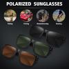 imageMEETSUN Polarized Sunglasses for Men Women Sports Driving Fishing Glasses UV400 Protection3packblackbrowng15 Lens