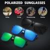 imageMEETSUN Polarized Sunglasses for Men Women Sports Driving Fishing Glasses UV400 Protection3packblackclear Blueclear Green
