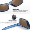 imageMEETSUN Polarized Sunglasses for Men Women Sports Driving Fishing Glasses UV400 Protection3packblackclear Blueclear Green