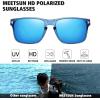 imageMEETSUN Polarized Sunglasses for Men Women Sports Driving Fishing Glasses UV400 Protection3packblackclear Blueclear Green