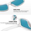 imageMEETSUN Polarized Sunglasses for Men Women Sports Driving Fishing Glasses UV400 Protection3packblackclear FrameBlue Green Mirror Lensclear FrameRed Mirror Lens