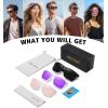 imageMEETSUN Polarized Sunglasses for Men Women Sports Driving Fishing Glasses UV400 Protection3packblackpinkpurple