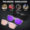 imageMEETSUN Polarized Sunglasses for Men Women Sports Driving Fishing Glasses UV400 Protection3packblackpinkpurple