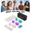imageMEETSUN Polarized Sunglasses for Men Women Sports Driving Fishing Glasses UV400 Protection3packblue Greenpurplepink