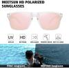 imageMEETSUN Polarized Sunglasses for Men Women Sports Driving Fishing Glasses UV400 Protection3packblue Greenpurplepink