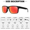imageMEETSUN Polarized Sunglasses for Men Women Sports Driving Fishing Glasses UV400 Protection3packblueredgreen