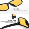 imageMEETSUN Polarized Sunglasses for Men Women Sports Driving Fishing Glasses UV400 ProtectionBlack Framenight Vision Lens