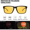 imageMEETSUN Polarized Sunglasses for Men Women Sports Driving Fishing Glasses UV400 ProtectionBlack Framenight Vision Lens