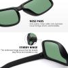 imageMEETSUN Polarized Sunglasses for Men Women Sports Driving Fishing Glasses UV400 ProtectionBlack Framepurple Mirror