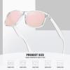 imageMEETSUN Polarized Sunglasses for Men Women UV Protection Classic Driving Sun Glasses3pack Black Grayclear Frame Pink Mirrorgradient Brown Frame