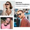 imageMEETSUN Polarized Sunglasses for Men Women UV Protection Classic Driving Sun Glasses3pack Black Grayclear Frame Pink Mirrorgradient Brown Frame