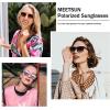imageMEETSUN Polarized Sunglasses for Men Women UV Protection Classic Driving Sun Glasses3pack Black Graylight Brown Framegradient Brown Frame