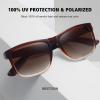 imageMEETSUN Polarized Sunglasses for Men Women UV Protection Classic Driving Sun Glasses3pack Black Graylight Brown Framegradient Brown Frame