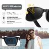 imageMEETSUN Polarized Sunglasses for Women Men Classic Retro Square Frame Driving Trendy Sun Glasses UV ProtectionA1 Matte Black