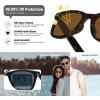 imageMEETSUN Polarized Sunglasses for Women Men Classic Retro Square Frame Driving Trendy Sun Glasses UV ProtectionA2 Tortoise Frame  Brown Lens