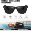 imageMEETSUN Polarized Sunglasses for Women Men Classic Retro Square Frame Driving Trendy Sun Glasses UV ProtectionS1matte Black