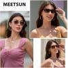 imageMEETSUN Polarized Sunglasses for Women Men Classic Retro Trendy Driving Sun Glasses UV400 Protection 3 Pack3 Pack Brown  Brown Gradient  Tortoise Brown