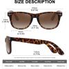 imageMEETSUN Polarized Sunglasses for Women Men Classic Retro Trendy Driving Sun Glasses UV400 Protection 3 Pack3 Pack Brown  Brown Gradient  Tortoise Brown