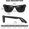imageMEETSUN Polarized Sunglasses for Women Men Classic Retro Trendy Driving Sun Glasses UV400 Protection 3 Pack3 Pack Matte Black  Brown Gradient  Tortoise Brown