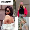 imageMEETSUN Polarized Sunglasses for Women Men Classic Retro Trendy Driving Sun Glasses UV400 Protection 3 Pack3 Pack Matte Black  Champagne Mirrored  Purple Pink Mirrored