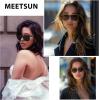 imageMEETSUN Polarized Sunglasses for Women Men Classic Retro Trendy Driving Sun Glasses UV400 Protection 3 Pack3 Pack Matte Black  Leopard Grey  Grey Leopard