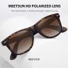imageMEETSUN Polarized Sunglasses for Women Men Classic Retro Trendy Driving Sun Glasses UV400 Protection 3 Pack3 Pack Matte Black  Tortoise Brown  Tortoise Grey