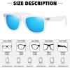 imageMEETSUN Polarized Sunglasses for Women Men Classic Retro Trendy Driving Sun Glasses UV400 Protection 3 Pack3 Pack Matte Clear FrameBlack  Blue  Green