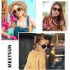 imageMEETSUN Polarized Sunglasses for Women Men Trendy Classic Retro Designer Style Fashion UV400 Protection3 Pack Black  Light Brown  Tortoiseshell