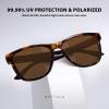 imageMEETSUN Polarized Sunglasses for Women Men Trendy Classic Retro Designer Style Fashion UV400 Protection3 Pack Black  Tortoise  Brown Tortoise