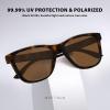 imageMEETSUN Polarized Sunglasses for Women Men Trendy Classic Retro Designer Style Fashion UV400 Protection3 Pack Black  Tortoise Brown  Tortoise Green