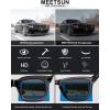 imageMEETSUN Polarized Sunglasses for Women Men Trendy Classic Retro Designer StyleBlack Frame  Orange Mirrored