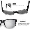imageMEETSUN Polarized Sunglasses for Women Men Trendy Classic Retro Designer StyleSilver  Black