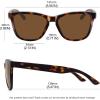 imageMEETSUN Polarized Sunglasses for Women Men Trendy Classic Retro Designer StyleTortoise Frame  Brown Lens