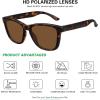 imageMEETSUN Polarized Sunglasses for Women Men Trendy Classic Retro Designer StyleTortoise Frame  Brown Lens