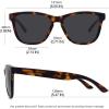 imageMEETSUN Polarized Sunglasses for Women Men Trendy Classic Retro Designer StyleTortoise Frame  Grey Lens