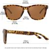 imageMEETSUN Polarized Sunglasses for Women Men Trendy Classic Retro Designer StyleTortoise Shell